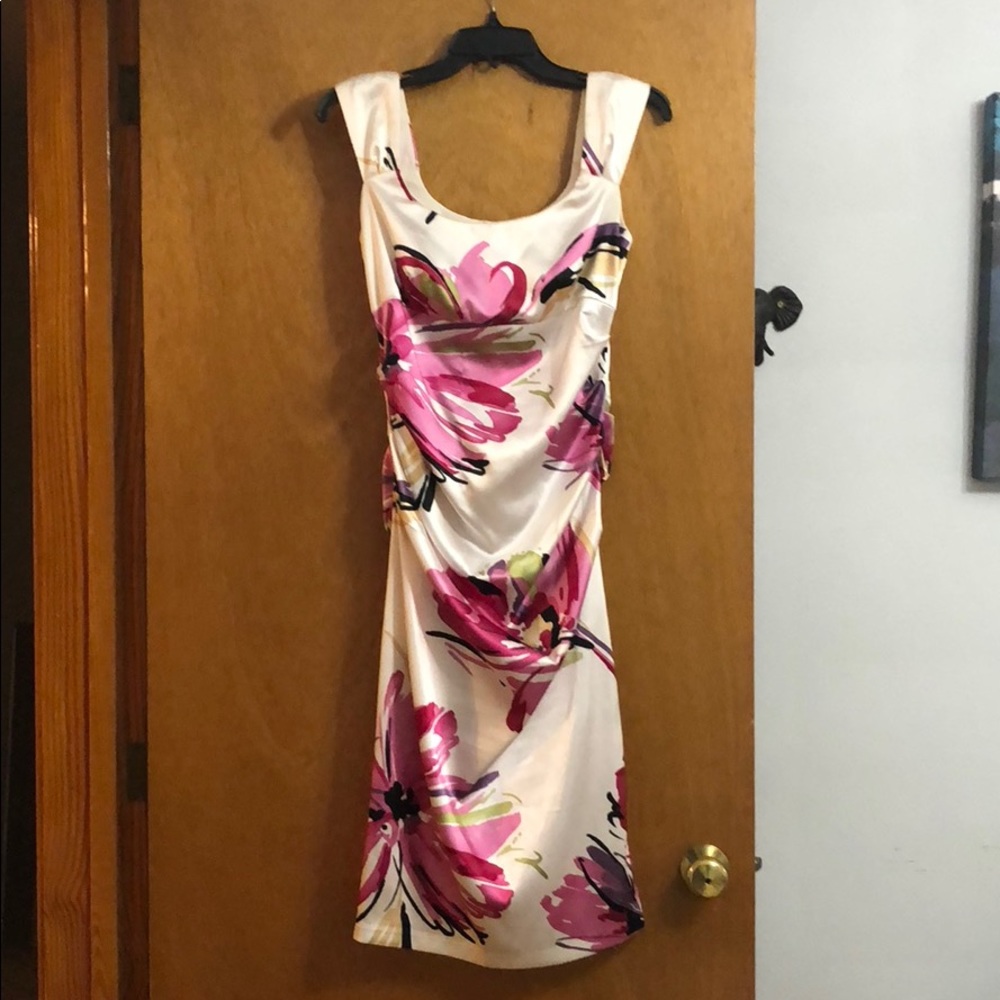 Gorgeous silk flowered dress